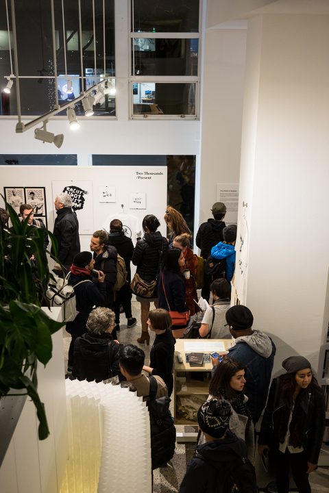 The Design of Dissent, gallery opening at Non-Breaking Space